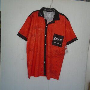 In Your Face Snap-On Tools South Central Workshirt Mens Size M Red/Black